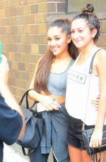 ARIANA GRANDE Leaves a Gym in New York 07/29/2015