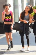 ARIANA GRANDE Leaves a Gym in New York 07/29/2015