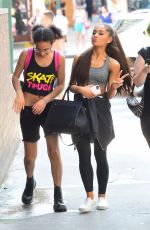 ARIANA GRANDE Leaves a Gym in New York 07/29/2015