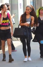 ARIANA GRANDE Leaves a Gym in New York 07/29/2015