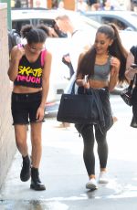 ARIANA GRANDE Leaves a Gym in New York 07/29/2015