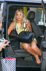 ASHLEY BENSON Arrives at Her Hotle in New York 07/23/2015
