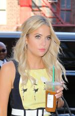 ASHLEY BENSON Arrives at Her Hotle in New York 07/23/2015