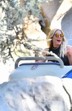 ASHLEY BENSON at Disneyland in Anaheim