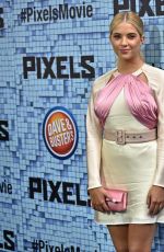 ASHLEY BENSON at Pixels Premiere in New York