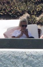 ASHLEY BENSON in Bikini atva Pool in Mexico 07/04/2015