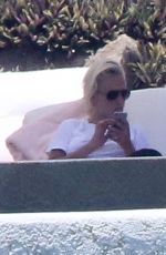 ASHLEY BENSON in Bikini atva Pool in Mexico 07/04/2015