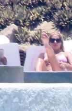 ASHLEY BENSON in Bikini atva Pool in Mexico 07/04/2015