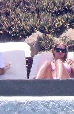 ASHLEY BENSON in Bikini atva Pool in Mexico 07/04/2015