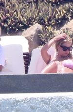 ASHLEY BENSON in Bikini atva Pool in Mexico 07/04/2015