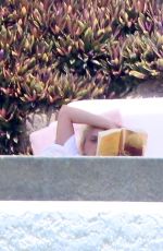 ASHLEY BENSON in Bikini atva Pool in Mexico 07/04/2015