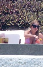 ASHLEY BENSON in Bikini atva Pool in Mexico 07/04/2015