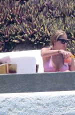 ASHLEY BENSON in Bikini atva Pool in Mexico 07/04/2015