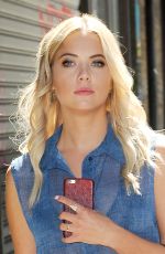 ASHLEY BENSON Out and About in Soho 07/23/2015