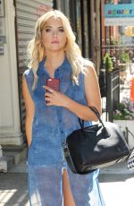 ASHLEY BENSON Out and About in Soho 07/23/2015