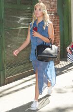 ASHLEY BENSON Out and About in Soho 07/23/2015