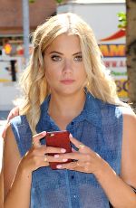 ASHLEY BENSON Out and About in Soho 07/23/2015