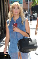 ASHLEY BENSON Out and About in Soho 07/23/2015