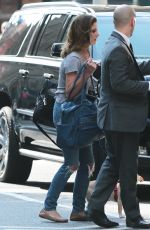 ASHLEY GREENE and Her Dog Out in New York 07/28/2015