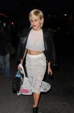 ASHLEY ROBERTS at Diet Coke J.W.Anderson Launch Party in London
