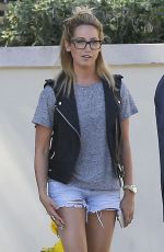 ASHLEY TISDALE in Cut off Shorts Out in Pasadena 07/225/2015