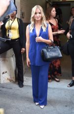 ASHLLEY BENSON Arrives at Huffpost Live in New York 07/23/2015