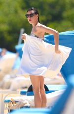 AUBREY PLAZA in Bikini at a Beach in Hawaii 07/20/2015