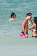 BECKY G in Bikini at a Beach in Miami 07/04/2015