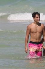 BECKY G in Bikini at a Beach in Miami 07/04/2015