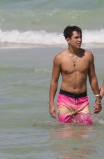 BECKY G in Bikini at a Beach in Miami 07/04/2015