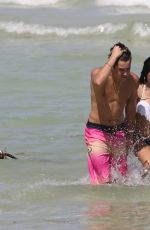 BECKY G in Bikini at a Beach in Miami 07/04/2015