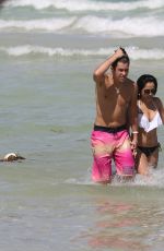 BECKY G in Bikini at a Beach in Miami 07/04/2015