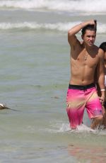 BECKY G in Bikini at a Beach in Miami 07/04/2015