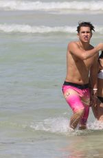 BECKY G in Bikini at a Beach in Miami 07/04/2015