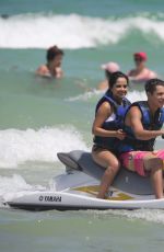 BECKY G in Bikini at a Beach in Miami 07/04/2015