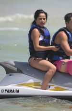 BECKY G in Bikini at a Beach in Miami 07/04/2015