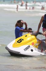 BECKY G in Bikini at a Beach in Miami 07/04/2015