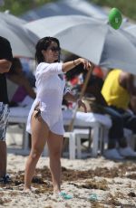 BECKY G in Bikini at a Beach in Miami 07/04/2015