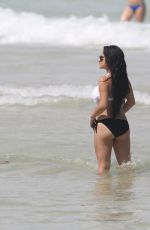 BECKY G in Bikini at a Beach in Miami 07/04/2015