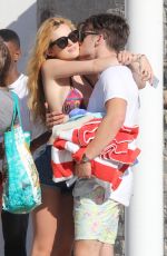 BELLA THORNE and Her Boyfriend Out in Malibu 07/05/2015