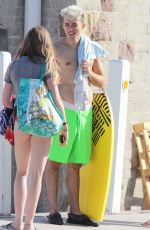 BELLA THORNE and Her Boyfriend Out in Malibu 07/05/2015