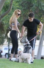 BELLA THORNE at a Park in Los Angeles 07/15/2015