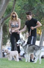 BELLA THORNE at a Park in Los Angeles 07/15/2015