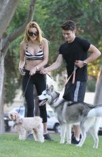 BELLA THORNE at a Park in Los Angeles 07/15/2015