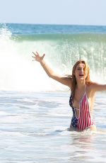 BELLA THORNE in Swimsuit at a Beach in Malibu, 07/04/2015