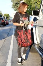 BRENDA SONG Out and About in West Hollywood 07/29/2015