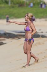 BRITNEY SPEARS in Bikini at a Beach in Hawaii 07/23/2015