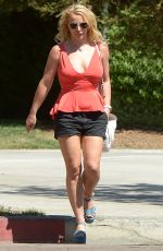 BRITNEY SPEARS Out and About in Calabasas 07/03/2015