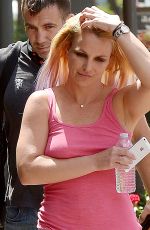 BRITNEY SPEARS Out and About in Calabasas 07/22/2015
