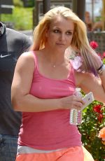 BRITNEY SPEARS Out and About in Calabasas 07/22/2015